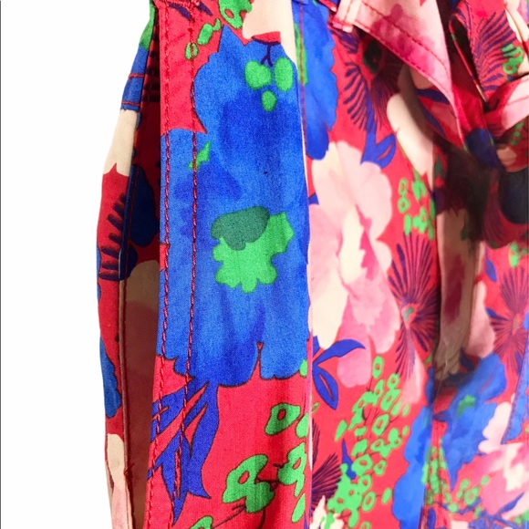 Zara Belted Floral Print Pants - Picture 8 of 12